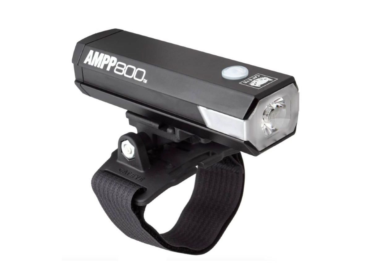 Luz Delantera CATEYE AMPP-800 Recargable c/ Soporte para Cascos