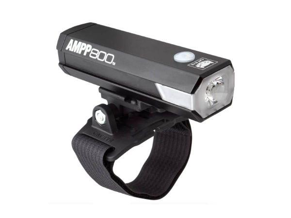 Luz Delantera CATEYE AMPP-800 Recargable c/ Soporte para Cascos