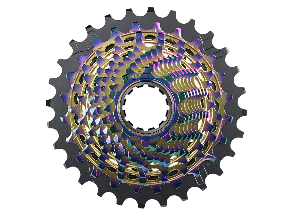 Piñon SRAM 12v Ruta XG-1290 10-28d XDR Rainbow (RED eTap AXS)