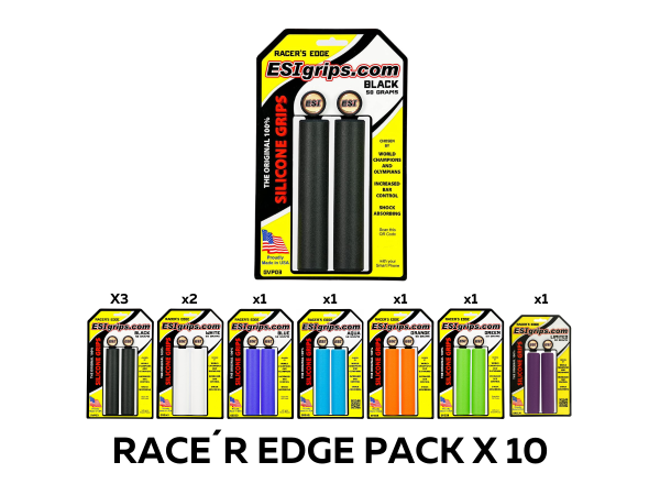 Puños Bicicleta MTB Esi Grips Racer's Edge 130mm 30mm PACK X 10