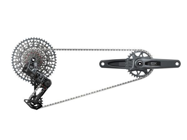 Grupo MTB SRAM GX Eagle T-Type AXS 12v 10-52T 175mm DUB 32T