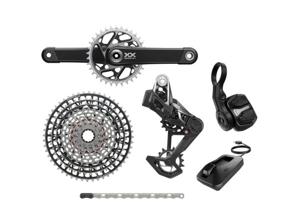 Grupo MTB SRAM XX SL Eagle AXS 12v 10-52T 175mm DUB 34T