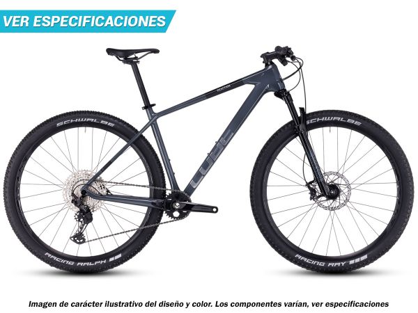 Bicicleta de Montaña Carbono Cube Reaction C:62 Pro 29