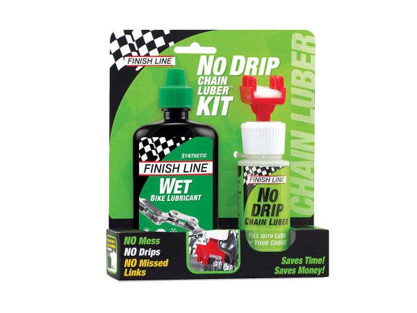 Lubricante Húmedo Finish Line Wet Lube 4oz-120ml + No Drip Chain Luber