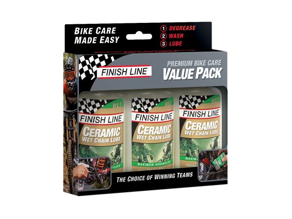 Kit Premiun Finish Line Ceramic Wet Lube 4oz-120ml