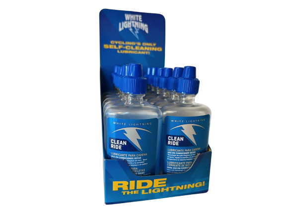 Lubricante White Lightning Clean Ride 4oz - 120ml Pop Display Box 12 unid