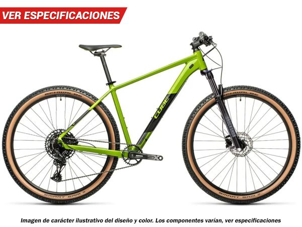 Bicicleta de Montaña Aluminio Cube Analog 29 Gen1 DEEPGREEN/BLACK M