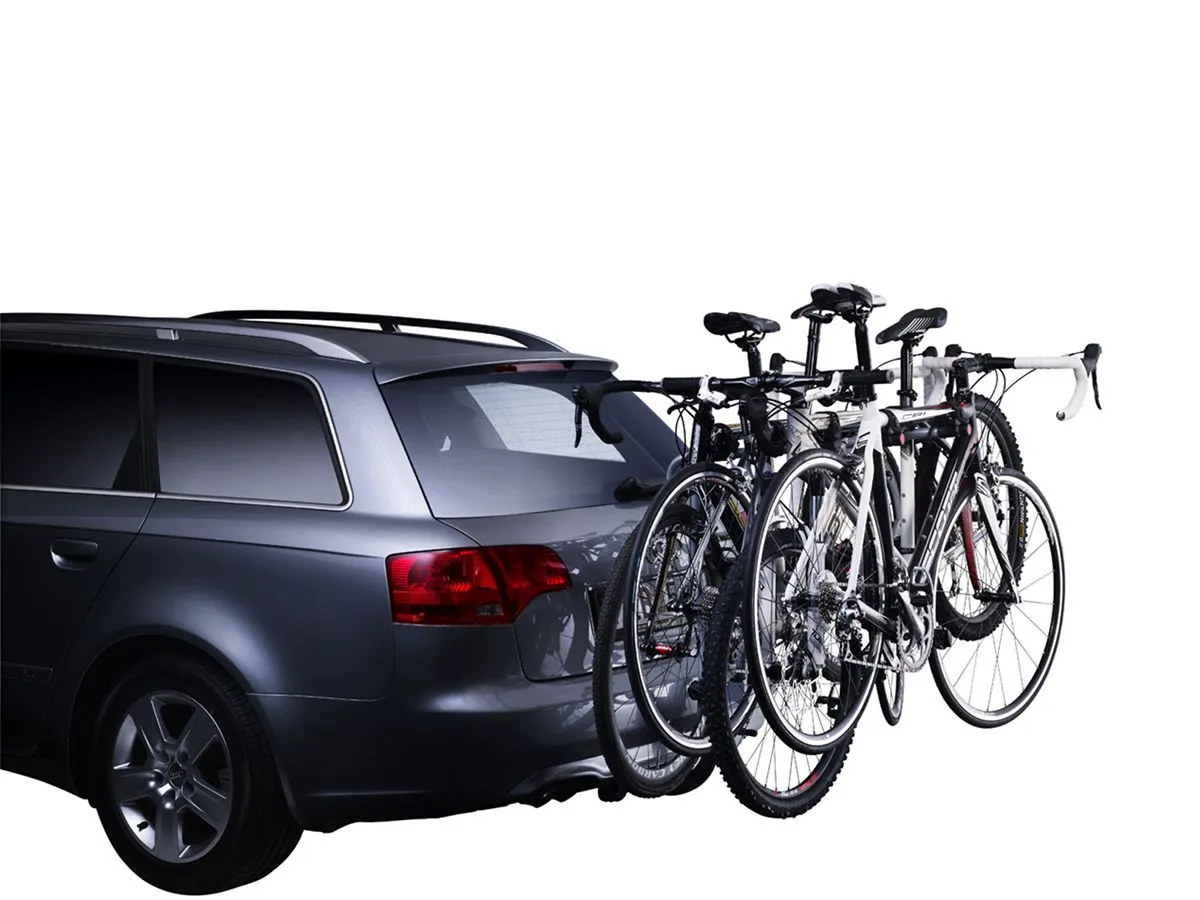Portabicicletas Bocha de Trailer THULE HangOn 9708 4 Bicis + Cerradura Lock 957