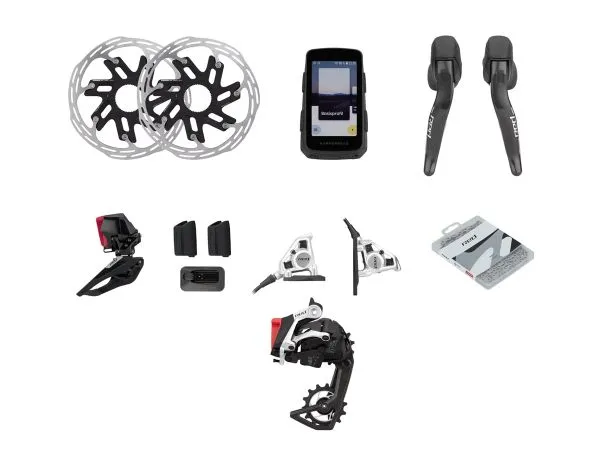 Kit Electrónico Ruta SRAM Red eTap AXS 2x12v HRD FM + Hammerhead Karoo