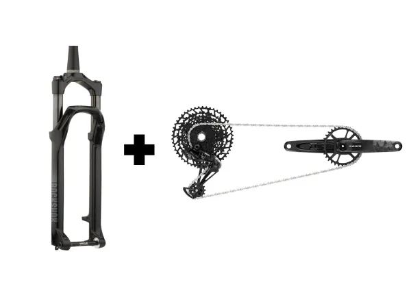 Kit Horquilla Judy Rockshox + Grupo MTB SRAM NX Eagle 12v 11-50T