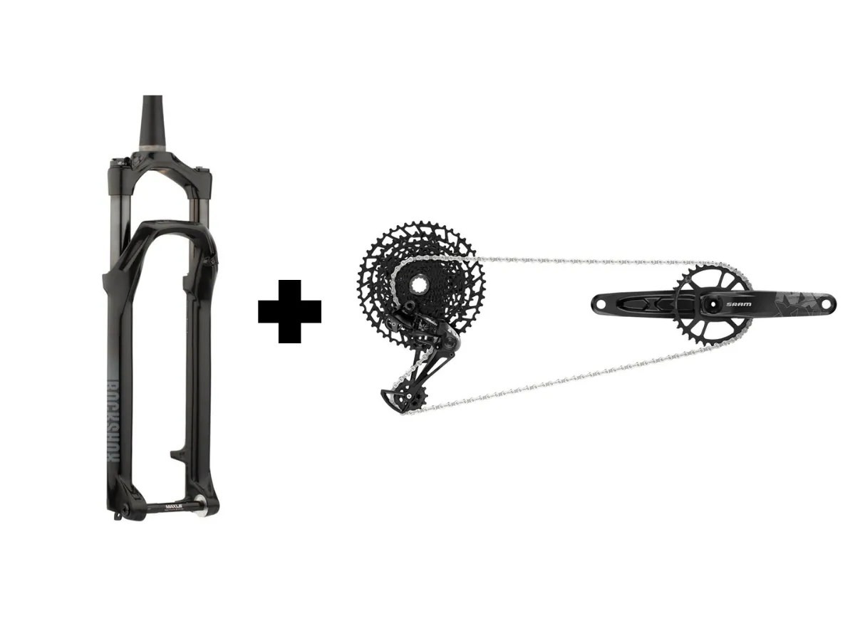 Kit Horquilla Rockshox Judy + Grupo MTB SRAM NX Eagle 12v 11-50T DUB