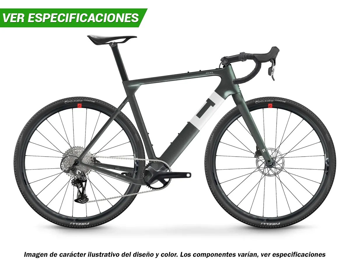 Bicicleta de Gravel Carbono 3T Primo 105 Di2 2X12v 700c