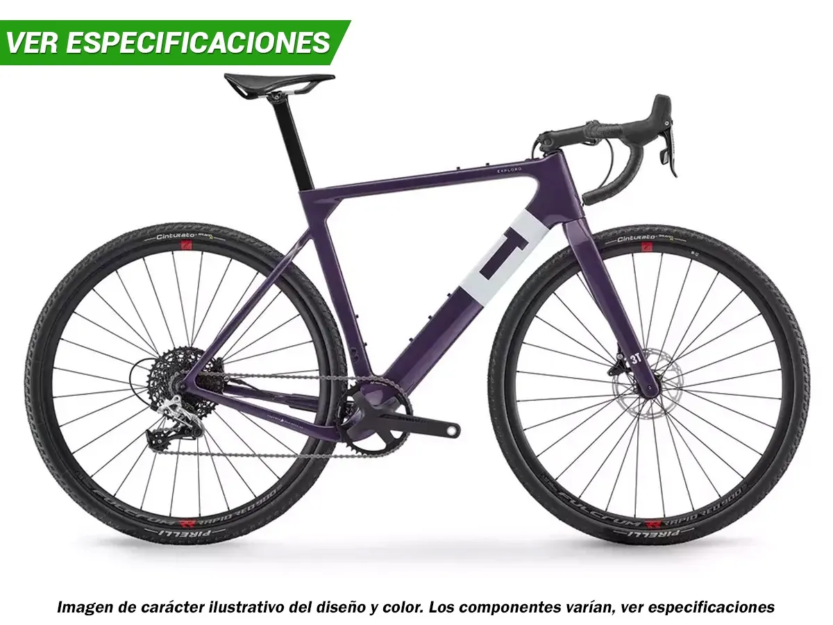 Bicicleta de Gravel Carbono 3T Primo Rival 2x12v 700c