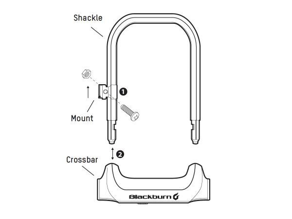 Candado U-Lock Blackburn Largo