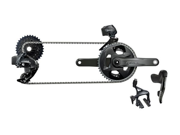 Grupo de bicicleta de ruta electrónico Sram AXS Force, Rim Brake 2x12