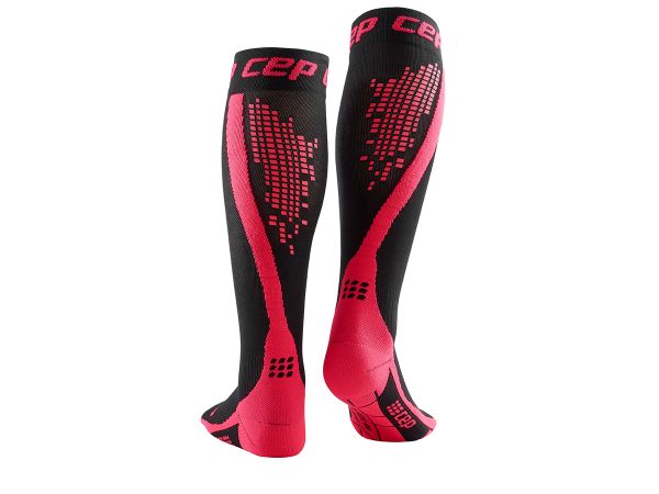 Medias de Compresión Reflectivas Cep Compression Nighttech Sock Femenina