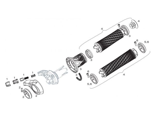 Repuesto Tensor de Shifter SRAM Gripshift XX1/X0