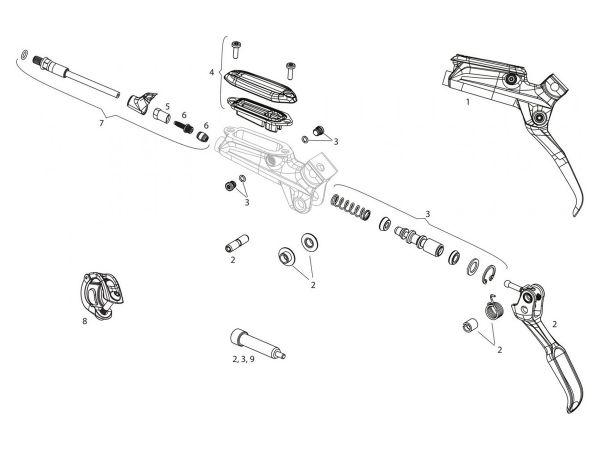 Service Kit Frenos de Disco SRAM G2/LEVEL TL/TLM/ULT